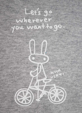 長袖Ｔシャツ杢グレーアップ