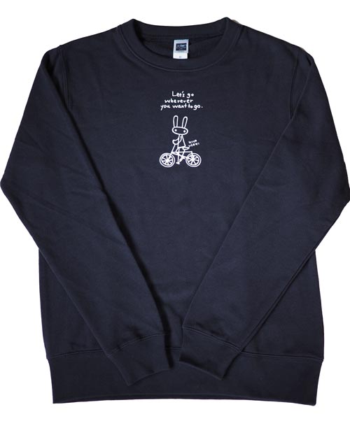 北うさぎトレーナー・ネイビー