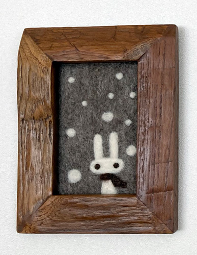 北うさぎ古木フレーム・縦