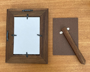 北うさぎ古木フレーム・裏面